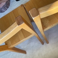 お取引中、、、無印良品 タモ材 チェア 2脚