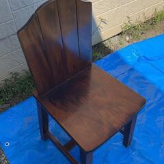 木製1人用椅子