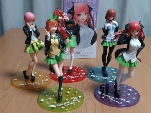 五等分の花嫁   フィギュア   制服 フルセット