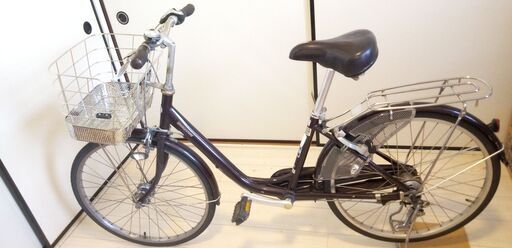 格好いい　中古自転車 ブリヂストン Alumi-U、24”（インチ）内装3段速度, シフト：グリップ