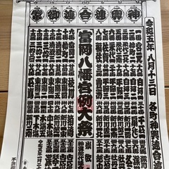 富岡八幡宮例大祭のポスター