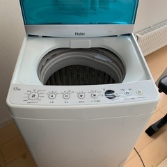 ハイアール 洗濯機　2019年 5.5kg 