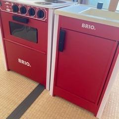 キッチン　brio ブリオ　赤　台所