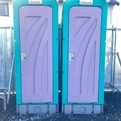 旭ハウス 仮設トイレ簡易水洗式 小便器用トイレ【中古品】引き取り
