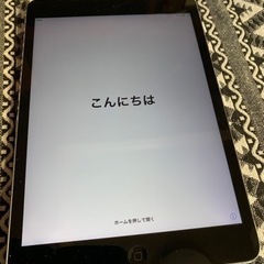 iPad mini　お話中