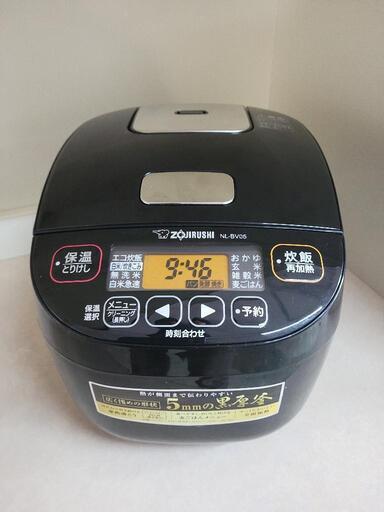 2022年製　ZOJIRUSHI　象印　マイコン３合炊飯ジャー　0.54l　NL-BV05　中古　リサイクルショップ宮崎屋住吉店23.8.29k