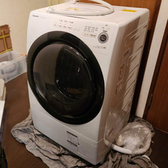 2021年製：シャープドラム式洗濯乾燥機：専門業者清掃済み