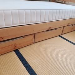 無印良品】シングルベット＆ベット下収納