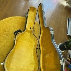 【２内装黄色】アコスティックギター用ハードケース