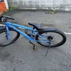 ② 急募　jeep ジープ　ファットバイク　極太タイヤ　艶消しブルー　26インチ　中古