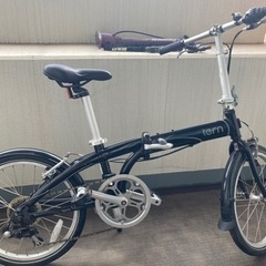 tern link C7 折りたたみ自転車　空気入れ　チェーンロック付