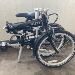 tern link C7 折りたたみ自転車　空気入れ　チェーンロック付