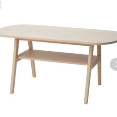 【ネット決済・配送可】ダイニングテーブル　IKEA ハルヴダン