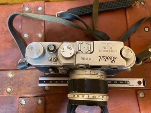 レトロ　アンティーク　ライカバロナックコピー　Leotax K3 レンズCanon50ミリ　1:1.3で明るめのレンズ装着 レトロ アンティーク ライカバロナックコピー Leotax K3 レンズCanon50