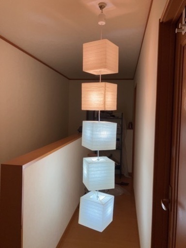 入手困難 IKEA イケア orgel 和紙 天井照明 ランプ ライト-