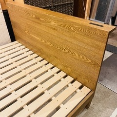 【売約済】　Re:CENO product リセノ　プロダクト　東京　TOKYO folk フォーク　ベッドフレーム　ベッド　ダブル　すのこ　ヘッドボード　検　ウニコ　unico アディ　ADDAY