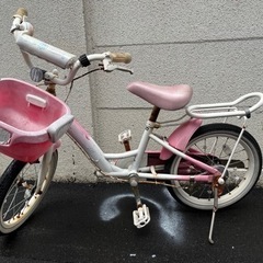 Pallas Atheneの自転車【16インチ、ピンク、補助輪なし】
