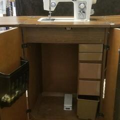 ジャノメ　ミシン　801 ミシン台付き　アンティーク