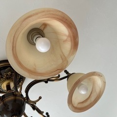 【値下げしました】大塚家具　アンティーク調シャンデリア　BRA-1829N/6　照明器具