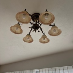 【値下げしました】大塚家具　アンティーク調シャンデリア　BRA-1829N/6　照明器具