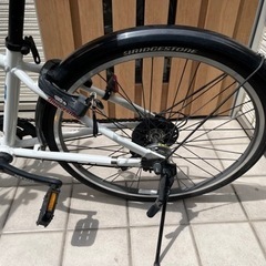 【使用頻度少】ブリヂストン　自転車　24インチ　クロスバイク　SCHLEIN ジュニアサイクル　アルミフレーム