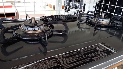 ☆ジモティ割あり☆ Paloma 都市ガス用 ガステーブル 21年製 動作確認／クリーニング済み YJ500 - ガステーブル