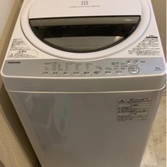 東芝　洗濯機　2018年購入AG-6G6