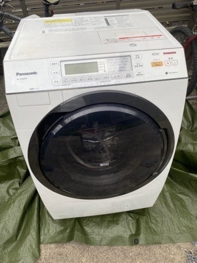 【引取限定】パナソニックNAVX8600R(ライト開き) ホワイト　ヒートポンプ式　洗濯乾燥機