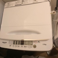 ハイセンス 洗濯機 HW-E5504 5.5kg 2021年製
