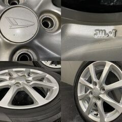 【YOKOHAMA ice GUARD iG50 PLUS 155/65R14】スタッドレス【ダイハツ 純正ホイール 14インチ 4.5J4HPCD100+45】バリ溝 タント等　(VTH765)