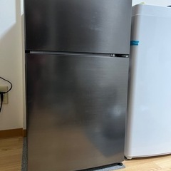２ドア冷蔵庫･冷凍庫 2020年製 ブラック
