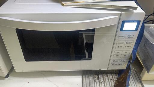 電子レンジと洗濯しました