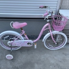 子供自転車18インチ⭐︎補助輪⭐︎女の子