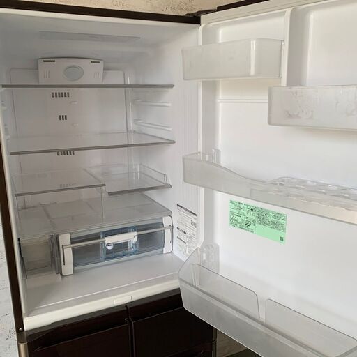 【HITACHI】 日立 6ドア冷凍冷蔵庫 ノンフロン冷凍冷蔵庫 R-S4200F （XT)  2016年製