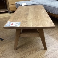 KH-76【新入荷　リサイクル品】unico アディ　オーク材　ローテーブル　ナチュラル