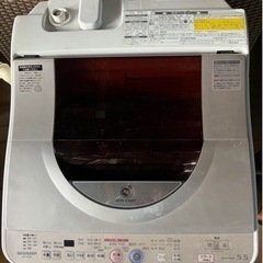 ［取り引き中］SHARP電気洗濯乾燥機　5.5kg