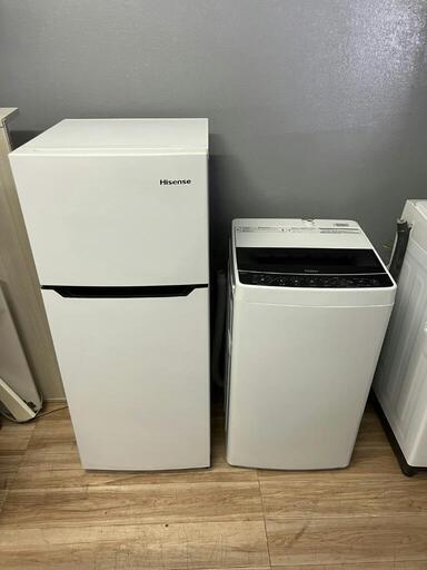 お得なセット売り　冷蔵庫　洗濯機分解洗浄済み　配送設置可能