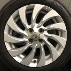 【YOKOHAMA BluEarth-A 185/55R15】夏タイヤ【トヨタ bB 純正ホイール 15インチ 6J4HPCD100+40】バリ溝　(TG056)