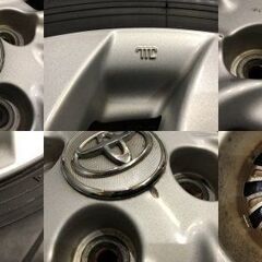 【YOKOHAMA BluEarth-A 185/55R15】夏タイヤ【トヨタ bB 純正ホイール 15インチ 6J4HPCD100+40】バリ溝　(TG056)