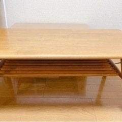 木製ローテーブル　88✖️45 高さ36 0円でお譲りします