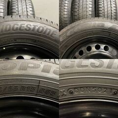 【BS ECOPIA NH200C 185/65R15】夏タイヤ【HONDA フリード 純正ホイール 15インチ 5.5J5HPCD114.3】21年製 バリ溝　(TB854)