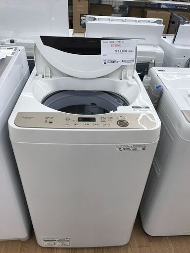 ★ジモティ割あり★ SHARP 洗濯機 6.0kg 年式2021 動作確認／クリーニング済み KJ2672