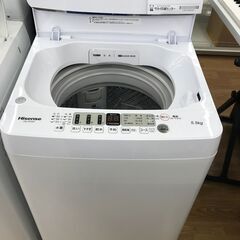 ★ジモティ割あり★ ハイセンス 洗濯機 5.5kg 年式2022...