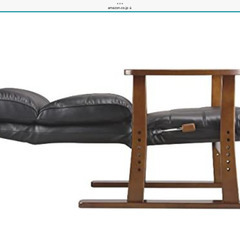 国産 立ち座りの楽な スーパーソフトレザー張り 高座椅子 YS-1800HR (大河) リクライニングソファ 