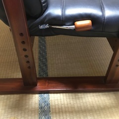 国産 立ち座りの楽な スーパーソフトレザー張り 高座椅子 YS-1800HR (大河) リクライニングソファ 