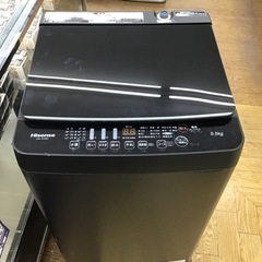 H-85【ご来店頂ける方限定】Hisenseの5、5Kg洗濯機です
