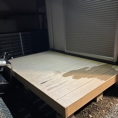 ウッドデッキ プラスチックです