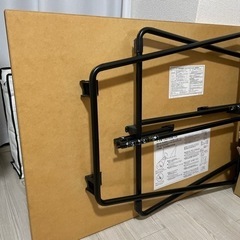 無印　折りたたみテーブル・幅１２０ｃｍ・オーク材