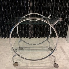 値段下げました　モダンガラスワゴン