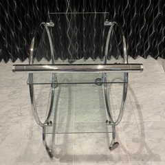 値段下げました　モダンガラスワゴン